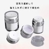NASSIA Airless Pump Jar Refill Divided Bottle Travel Portable Cosmetic