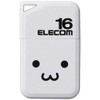 Elecom MF-SU2B16GWHF USB Memory, 16 GB, USB2.0 Compact, Strap Hole,