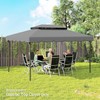 Outsunny 13' x 10' Gazebo Replacement Canopy, Gazebo Top Cover