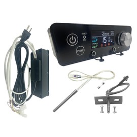 Modified PID Trapezoidal Multifunctional Control Panel Replacement for Pit BOSS Copperhead Series 3/4/5/7 Wood Pellet Vertical Smoker, Come with 1 Igniter,1 RTD Probe