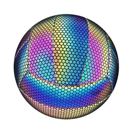 Perfeclan Glow Reflective Volleyball Glow in the Dark Great Volleyball Gift for Boys Size 5