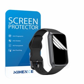 MIHENCE Protective Film Compatible for Amzhero 1.47 Inch Fitness Tracker, TPU HD Screen Protector for SB03-D26 1.47 Inch Fitness Tracker [Pack of 6]
