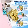 Adjustable Magnetic Seam Guide with Spring Clip for Sewing Machines