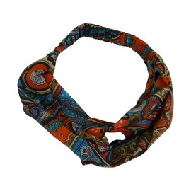 New Paisley Design Twisted Headwrap