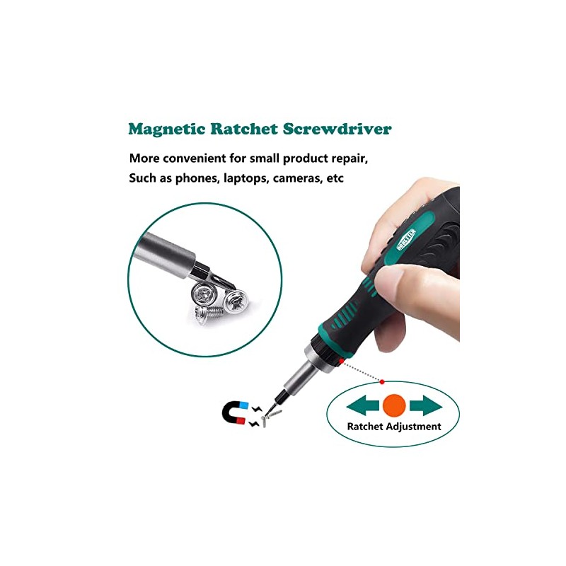 Magnetic 61 in 1 Ratcheting Screwdriver Set