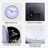Hidden Safe Wall Clock, Valuables Diversion Safe, 10 inch Plastic