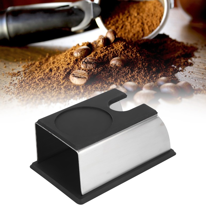 Non Slip Coffee Tamper Holder Stand Rack Tamping Station Mat