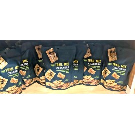 Trader Joe's 6 Pack Trader Joe's Trail Mix Crackers 4.5 oz Each Bag Mung Beans Seeds Fiber