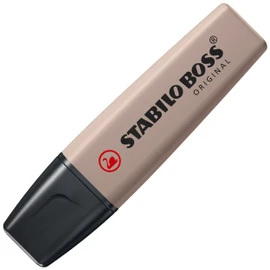 Highlighter - STABILO BOSS ORIGINAL NatureCOLORS - Pack of 6 - Beige, Warm Grey, Earth Green, Sienna, Mud Green, Umber