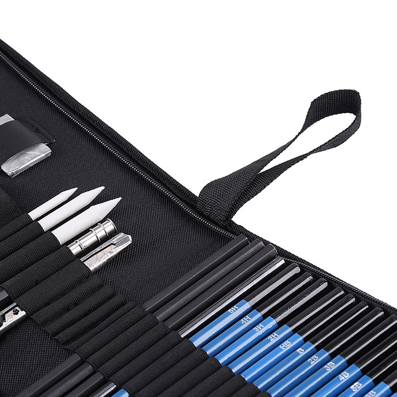 33pcs H&amp;B Sketching Pencils Drawing and Sketch Kit Set with