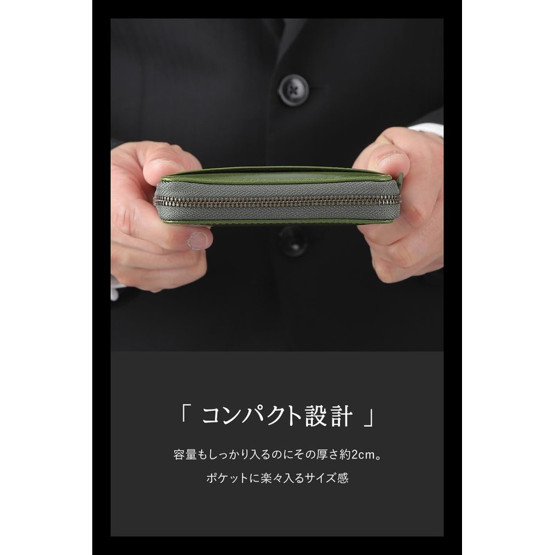 LS LASIEM Men's Wallet, Mini Wallet, Small, Compact, Chabby, Camel