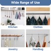 Titanker Shower Curtain Hooks Rings, Rust-Resistant Metal Double Glide Shower