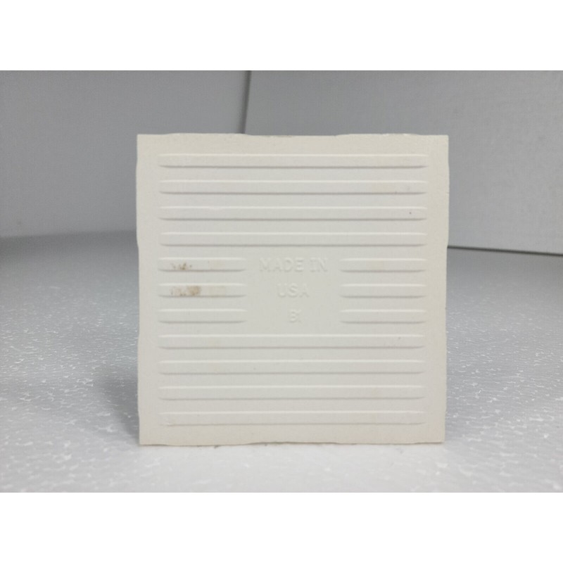 Snow White Vintage White Ceramic Tile 4.25 in Rippled Matte