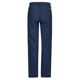Bulwark Flame Resistant 6 oz Nomex IIIA Mens Work Pant with Button Closure, Navy, 32 Waist and 34 Inseam