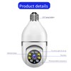 Lamp Holder Camera Wireless 360 Degree 2.4GHz and 5G WiFi