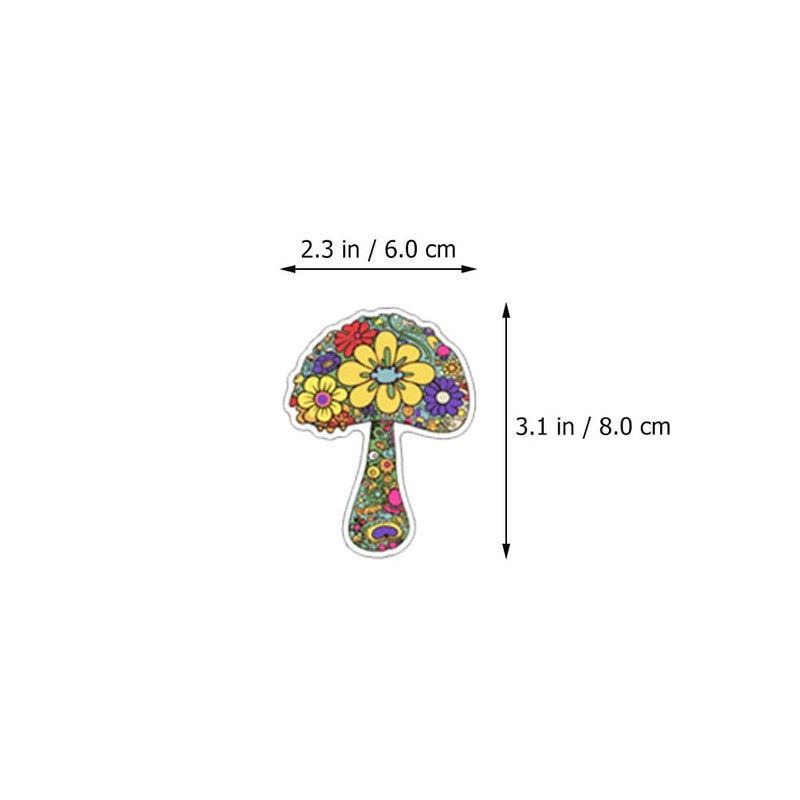 2 Sets Cute Mushroom Fridge Magnets Decorative Kitchen Magnets for