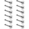 12Pcs Silver Universal Stylus Replacement Disc Tips Round Shape Replaceable