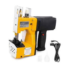 Portable Bag Sewing machine 210W Bag Closer Bag Closing Machine Bag Stitching Machine Industrial Sewing Machine Bag Stitcher for Sack Woven, burlap bags, Kraft Paper Bag Sealing