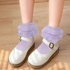 Looching 5 Pack Toddler Baby Girls Ruffle Socks Cotton Lace