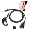 Walkie Talkie Earhook Earpiece,for ICOM IC-M33/M25/M34,IP54 Waterproof G-Shape Ear Hook