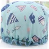 NOLITOY 2pcs Eva Bath Caps Hair Cover for Shower Double