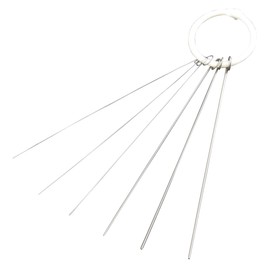 Hozan Nozzle Cleaning Needle Set, Wire Diameter: 0.007 inch (0.2 mm), φ 0.01 inch (0.3 mm), φ0.02 inch (0.4 mm), φ0.02 inch (0.6 mm), φ0.03 inch (0.8 mm), φ0.04 inch (1.0 mm), HG-5 for maintenance of nozzle holes, etc