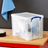 Really Useful Box 19 Liter Plastic Stackable Storage Container w/Snap