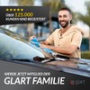 Glart 47TG set of 2 car microfibre cloths for car