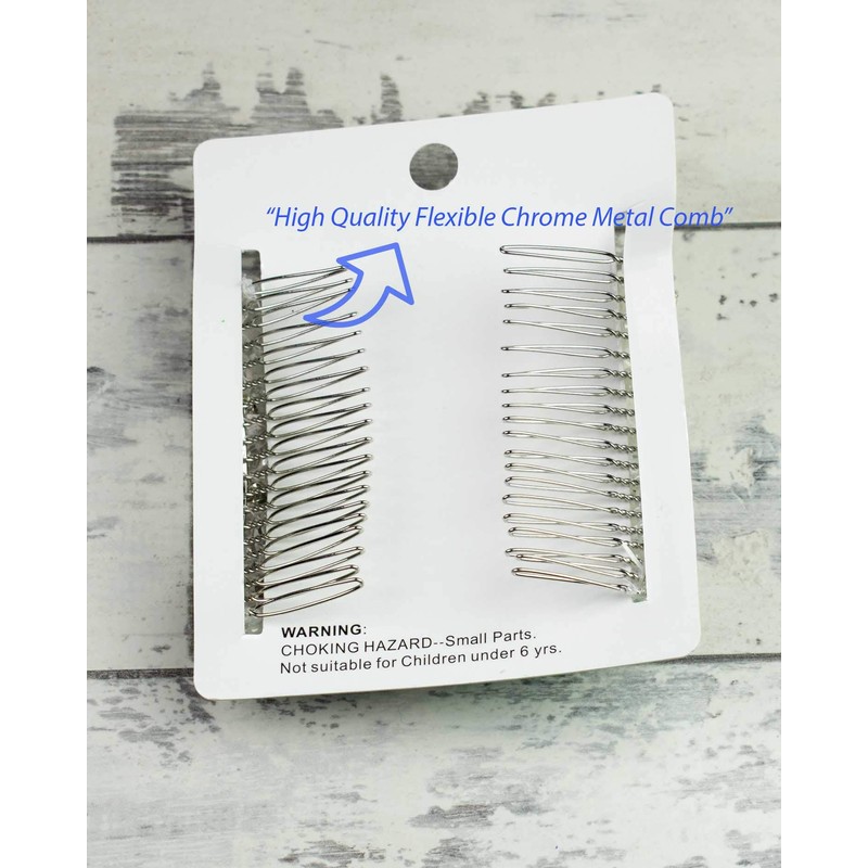 Magic Beads Double Women/Ladies Hair Clip Stretchy Hair Combs Clips