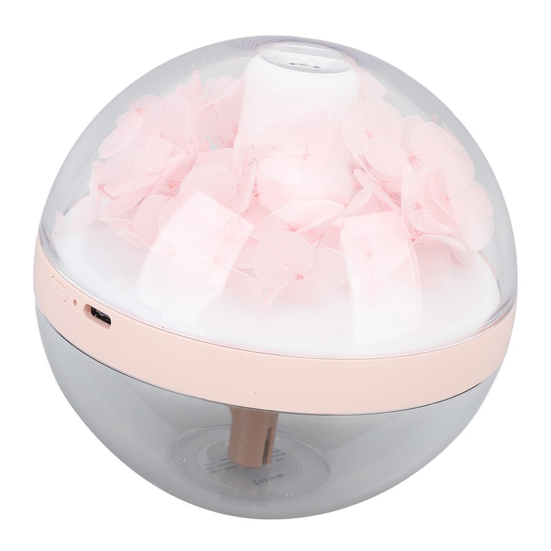 Essential Oil Diffuser Mini LED 270ml Pink Eternal Flower Aroma