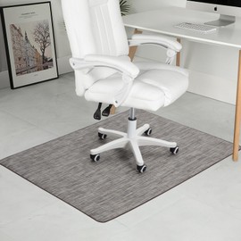 RccugmatS Chair Mat for Hardwood & Tile Floor, 36" x 48" Heavy Duty Office Chair Mat for Rolling Chairs, Anti Slip, Non-Curve, Floor Protector for Home Office, Gray Brown