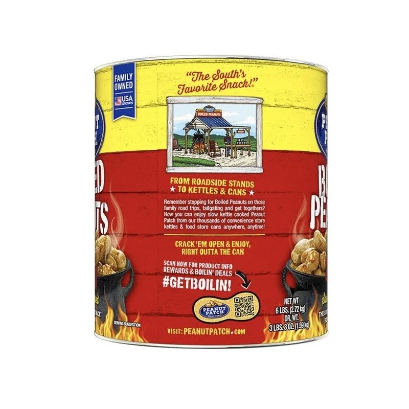 Margaret Holmes Green Cajun Boiled Peanuts - 6lb Can FREE