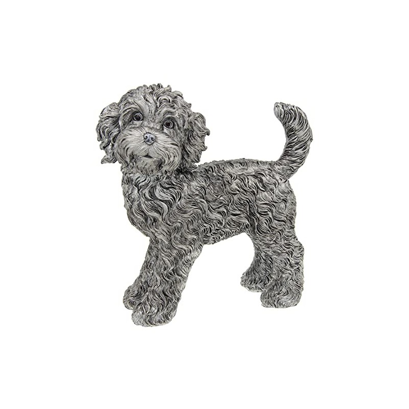 Shudehill Giftware Silver Cockapoo Standing Large