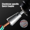 2 PCS Wire Nut Twister，Fast Wire Twister Tool for Drill，Wire
