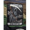 Death Tarot Card Grim Reaper Patch Goth Punk Embroidered Iron