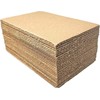 100 8.5x11 Cardboard Corrugated Pads Inserts Filler Sheet 8.5 x