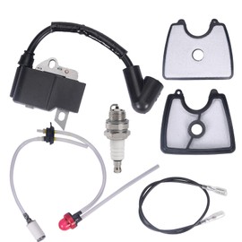 Leaf Blower Ignition Coil Module for HUSQ 125B 125BX 125BVX Replace 545108101 5451 08 101 5451-08-101 585836101 300953003 300953001 984883001 984882001 with Spark Plug Fuel Line Air Filter Kit