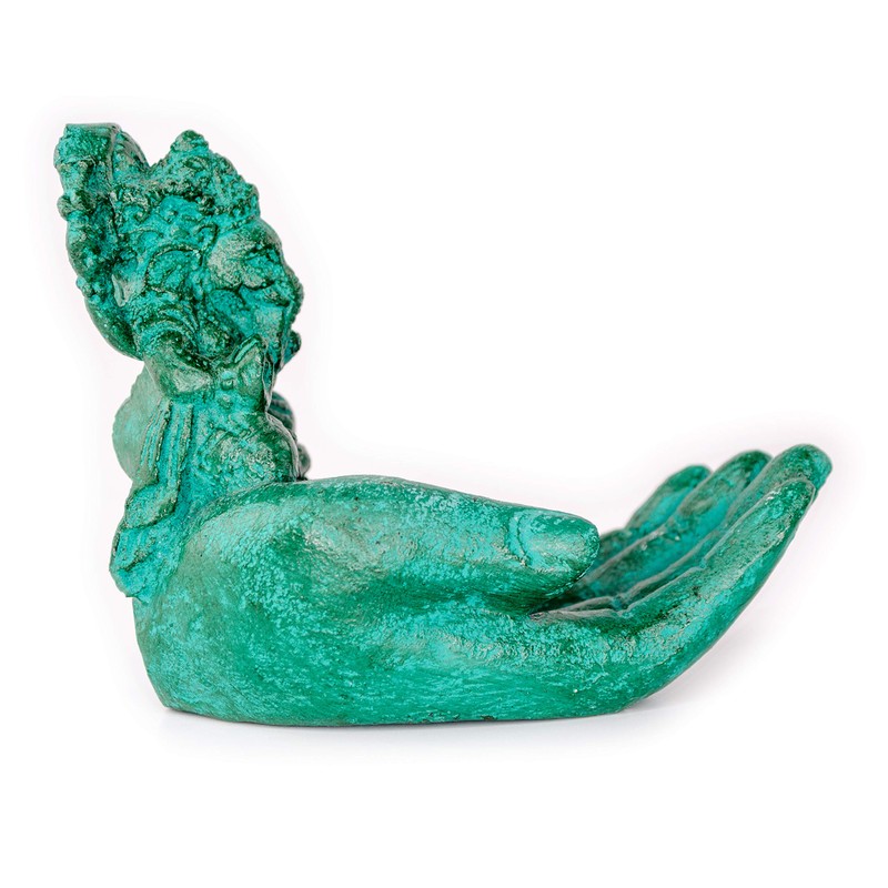 Fahome Ganesha Soap Dish Stone Soap Holder Sculpture Figurine Giving
