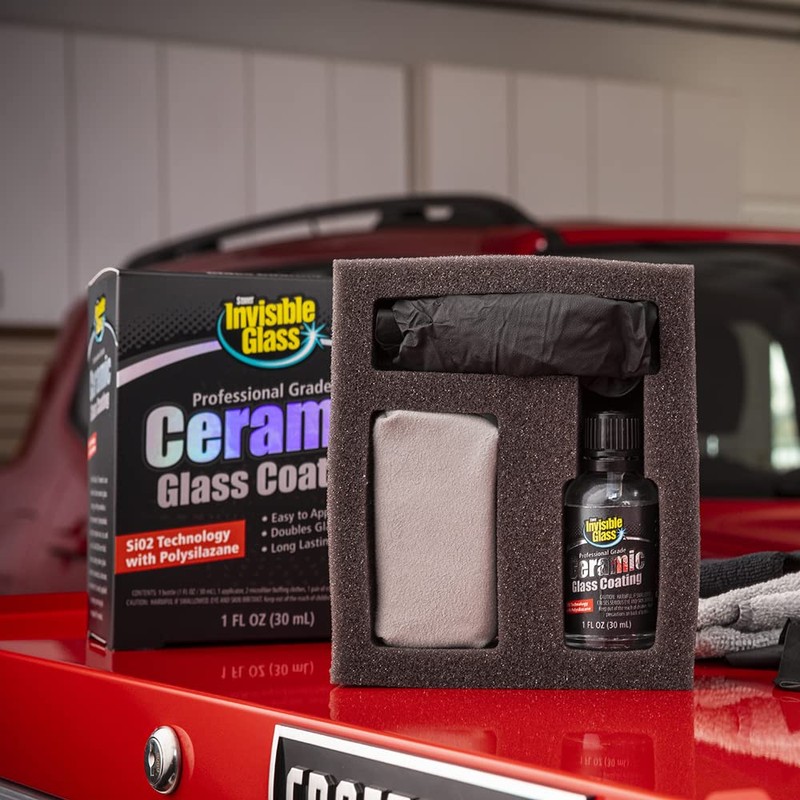Invisible Glass 95151 Ceramic Glass Coating Kit – Long-Lasting, Rain