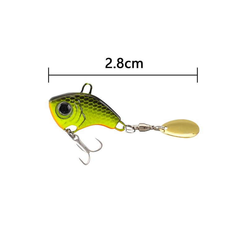 Katyjun 5 Piece Fishing Lure Set, Perch Bait, Jig Spinner