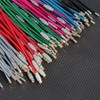 Key Rings Stainless Steel Wire Keychains Pack of 12 Color