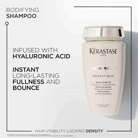 Kerastase Duo Densifique Shampoo and Conditioner Set, Thickening and Volumising for Fine Hair, With Hyaluronic Acid, Bain Densité, 250ml & Fondant Densité, 200ml