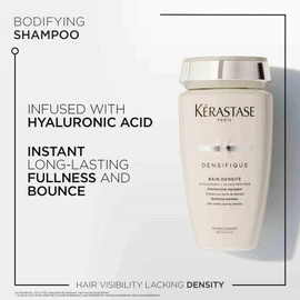 Kerastase Duo Densifique Shampoo and Conditioner Set, Thickening and Volumising for Fine Hair, With Hyaluronic Acid, Bain Densité, 250ml & Fondant Densité, 200ml