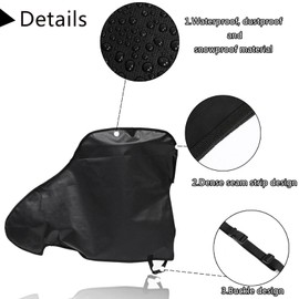 Towing Hitch Cover, Caravan Towing Hitch Cover Waterproof Dustproof Sun Proof PVC Camper Hitch Protective Cover with Buckle, for for Car Campers, RV