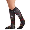 Cherokee Printsupport Damen 12 mmHg Stützsocken, Buntes Weihnachtsfest, Einheitsgröße