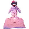 Cre8ions Matching 2-Piece Pajama Set & Matching Plush Animal Sock