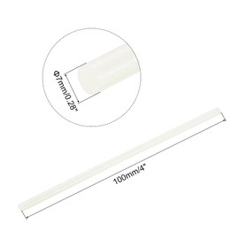 sourcing map Mini Hot Glue Gun Sticks 4-inch x 0.28-inch High Sticky Hot Glue Sticks for Glue Gun, Glitter White 30pcs