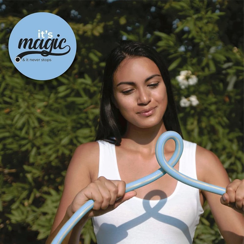 Magic Blue Hose 10 Meters Garden Stretch Non Toxic Irrigation