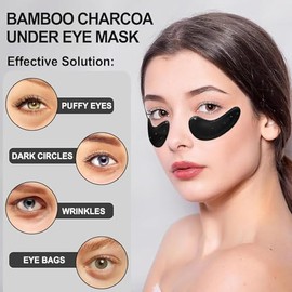 Parche Coreano de Hidrogel con Péptidos y Colágeno - 60 Pieza | Mascarillas Reafirmantes, Iluminadoras e Hidratantes para Ojos - Ojeras, Bolsas, Arrug