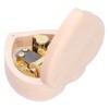 Wood Heart Shape Music Box Musical Box for Birthday Christmas